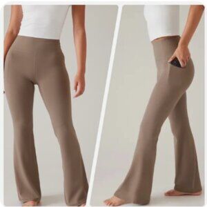 Athleta Salutation Stash High Rise Flare Pant Size LT Large Tall Pyrite #465607